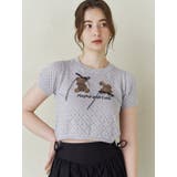 BEAR PRINT RIBBON KNIT /ベアプリントリボンニット | CALNAMUR | 詳細画像17