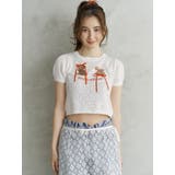 BEAR PRINT RIBBON KNIT /ベアプリントリボンニット | CALNAMUR | 詳細画像9