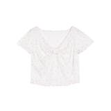 PETIT FLOWER RIBBON TSHIRTS/小花柄リボンTシャツ | CALNAMUR | 詳細画像1 