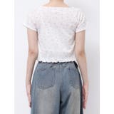 PETIT FLOWER RIBBON TSHIRTS/小花柄リボンTシャツ | CALNAMUR | 詳細画像8 