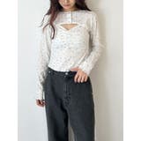 アイスブルー | PETIT FLOWER ENSEMBLE/小花柄アンサンブル | CALNAMUR