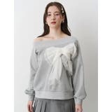 2WAY RIBBON SWEAT/2WAYリボンスウェット | CALNAMUR | 詳細画像5
