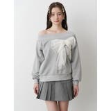 2WAY RIBBON SWEAT/2WAYリボンスウェット | CALNAMUR | 詳細画像7