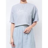 アイスブルー | GRADATION LOGO HALF | CALNAMUR