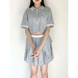 グレー | POLO×SK SET UP/ポロ×スカートセットアップ【セットアイテム】 | CALNAMUR