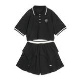 ブラック | POLO×SK SET UP/ポロ×スカートセットアップ【セットアイテム】 | CALNAMUR
