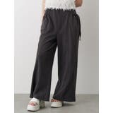 チャコールグレー | POCKET GATHER SWEAT PT/ポケットギャザースウェットパンツ | CALNAMUR