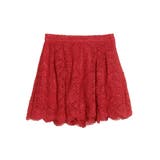 レッド | FLOWER LACE CULOTTES/フラワーレースキュロット | CALNAMUR