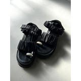 ブラック | BIJOU RING GYATHER | CALNAMUR