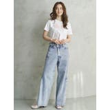 DENIM LINE SLIT PANTS/デニムラインスリットパンツ | CALNAMUR | 詳細画像12