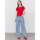 DENIM LINE SLIT PANTS/デニムラインスリットパンツ | CALNAMUR | 詳細画像25