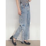 DENIM LINE SLIT PANTS/デニムラインスリットパンツ | CALNAMUR | 詳細画像31
