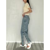 DENIM LINE SLIT PANTS/デニムラインスリットパンツ | CALNAMUR | 詳細画像32