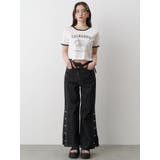 DENIM LINE SLIT PANTS/デニムラインスリットパンツ | CALNAMUR | 詳細画像7