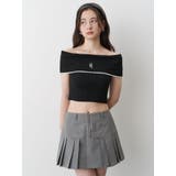 BOEDER OFFSHOULDER KNIT | CALNAMUR | 詳細画像13 