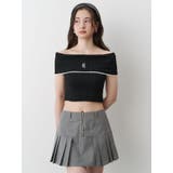 BOEDER OFFSHOULDER KNIT | CALNAMUR | 詳細画像15 