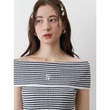 BOEDER OFFSHOULDER KNIT | CALNAMUR | 詳細画像9 