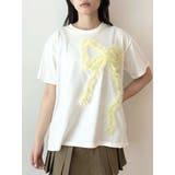 3D RIBBON BIG TEE/3DリボンビッグTシャツ | CALNAMUR | 詳細画像1 