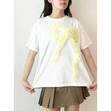 3D RIBBON BIG TEE/3DリボンビッグTシャツ | CALNAMUR | 詳細画像6 