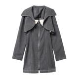 グレー | クロップドジャケット＆ミニワンピースセット | CALNAMUR