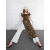 ２ＷＡＹチェックロングワンピース | CALNAMUR | 詳細画像3 