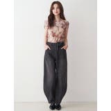 ローズモチーフルフパデニムパンツ | CALNAMUR | 詳細画像12