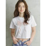 アイボリー | RIBBON ASSORT TEE/リボンアソートTシャツ | CALNAMUR
