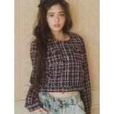 ダークミックス | ２ＷＡＹクラシカルツイードティペットＪＫ | CALNAMUR