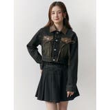 フェイクレザースウィッチングデニムジャケット | CALNAMUR | 詳細画像13 