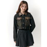 フェイクレザースウィッチングデニムジャケット | CALNAMUR | 詳細画像15 