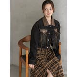 フェイクレザースウィッチングデニムジャケット | CALNAMUR | 詳細画像24 