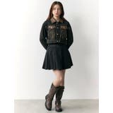 フェイクレザースウィッチングデニムジャケット | CALNAMUR | 詳細画像31 