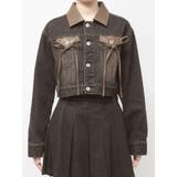 フェイクレザースウィッチングデニムジャケット | CALNAMUR | 詳細画像43 