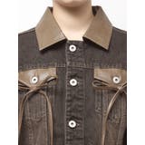 フェイクレザースウィッチングデニムジャケット | CALNAMUR | 詳細画像46 