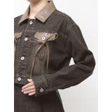 フェイクレザースウィッチングデニムジャケット | CALNAMUR | 詳細画像47 