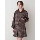 チェックニットソーブルゾン | CALNAMUR | 詳細画像11 