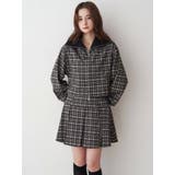 チェックニットソーブルゾン | CALNAMUR | 詳細画像13 