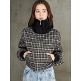 チェックニットソーブルゾン | CALNAMUR | 詳細画像19 