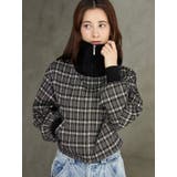 チェックニットソーブルゾン | CALNAMUR | 詳細画像20 