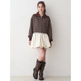 チェックニットソーブルゾン | CALNAMUR | 詳細画像30 