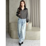 チェックニットソーブルゾン | CALNAMUR | 詳細画像33 