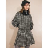 チェックニットソーブルゾン | CALNAMUR | 詳細画像6 