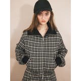 チェックニットソーブルゾン | CALNAMUR | 詳細画像7 