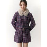 クラシカルツイードレイヤードライクミニマルショーツ | CALNAMUR | 詳細画像10