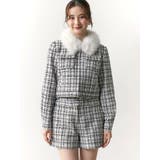 クラシカルツイードレイヤードライクミニマルショーツ | CALNAMUR | 詳細画像14