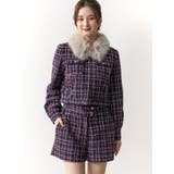 クラシカルツイードレイヤードライクミニマルショーツ | CALNAMUR | 詳細画像9