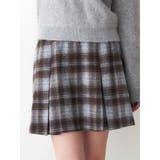 ライトミックス | サイドデザインプリーツミニスカート | CALNAMUR