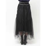 サイドライン&リボンチュールスカート | CALNAMUR | 詳細画像14 