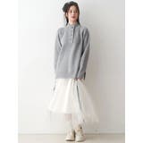 サイドライン&リボンチュールスカート | CALNAMUR | 詳細画像8 