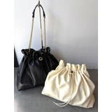 ショルダーチェーンドローストリングバッグ | CALNAMUR | 詳細画像2 